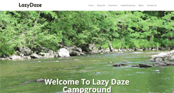 Desktop Screenshot of lazydazecampground.com